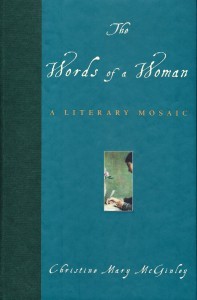 The Words of a Woman by Christine Mary McGinley (book cover)