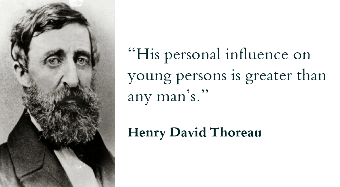 “The divine in man has had no more easy, methodically distinct expression.” - Henry David Thoreau